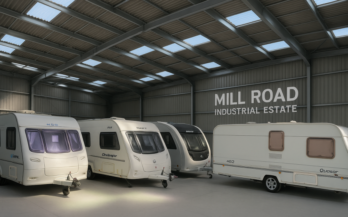 Caravan storage and repair facility coming to Mill Road Industrial Estate