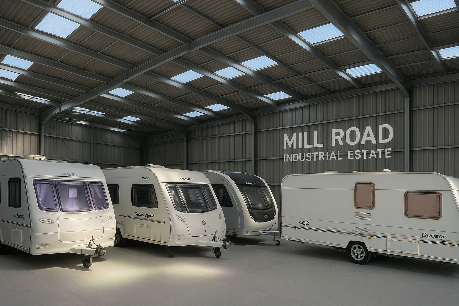 Caravan storage and repair facility coming to Mill Road Industrial Estate
