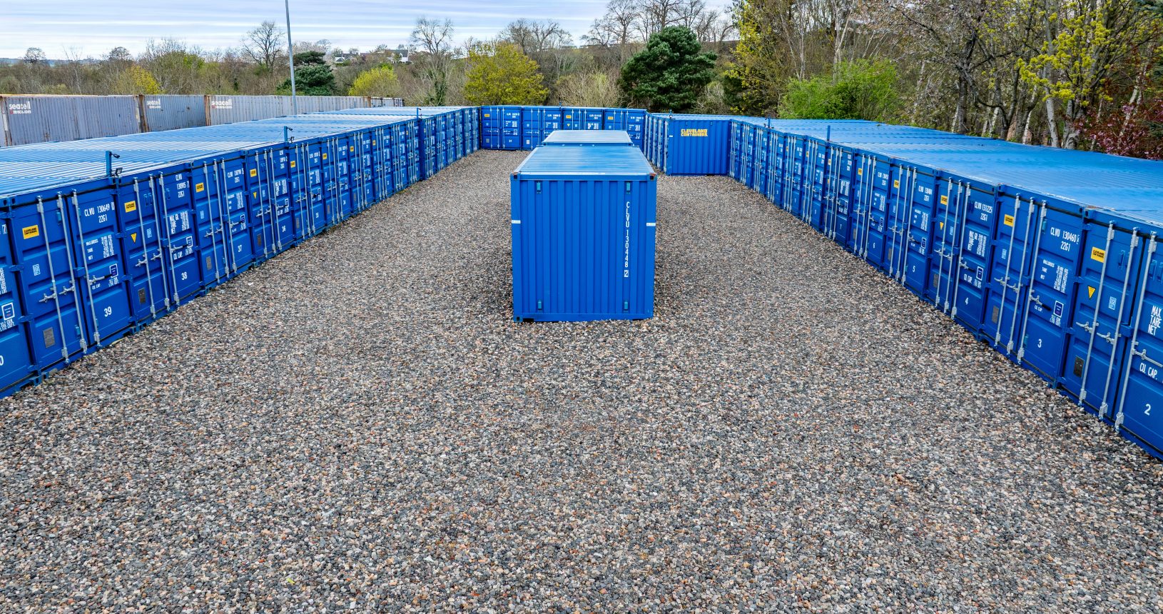 Boxxs container self storage units in Mill Road Industrial Estate, Linlithgow, West Lothian