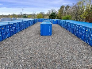 Boxxs container self storage units in Mill Road Industrial Estate, Linlithgow, West Lothian
