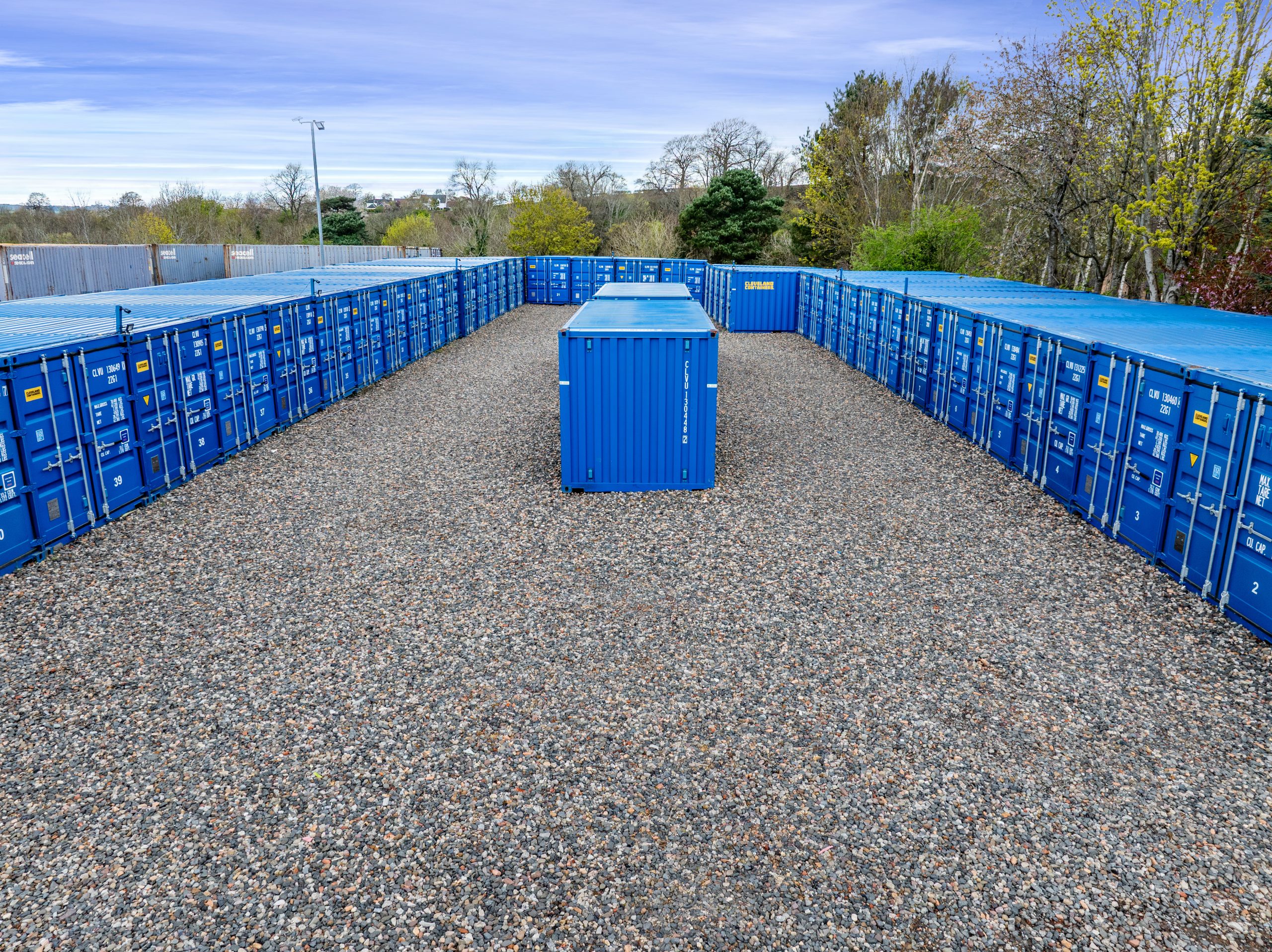 Boxxs container self storage units in Mill Road Industrial Estate, Linlithgow, West Lothian