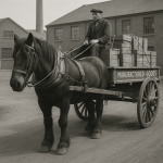 Historic view of Mill Road Industrial Estate in Linlithgow