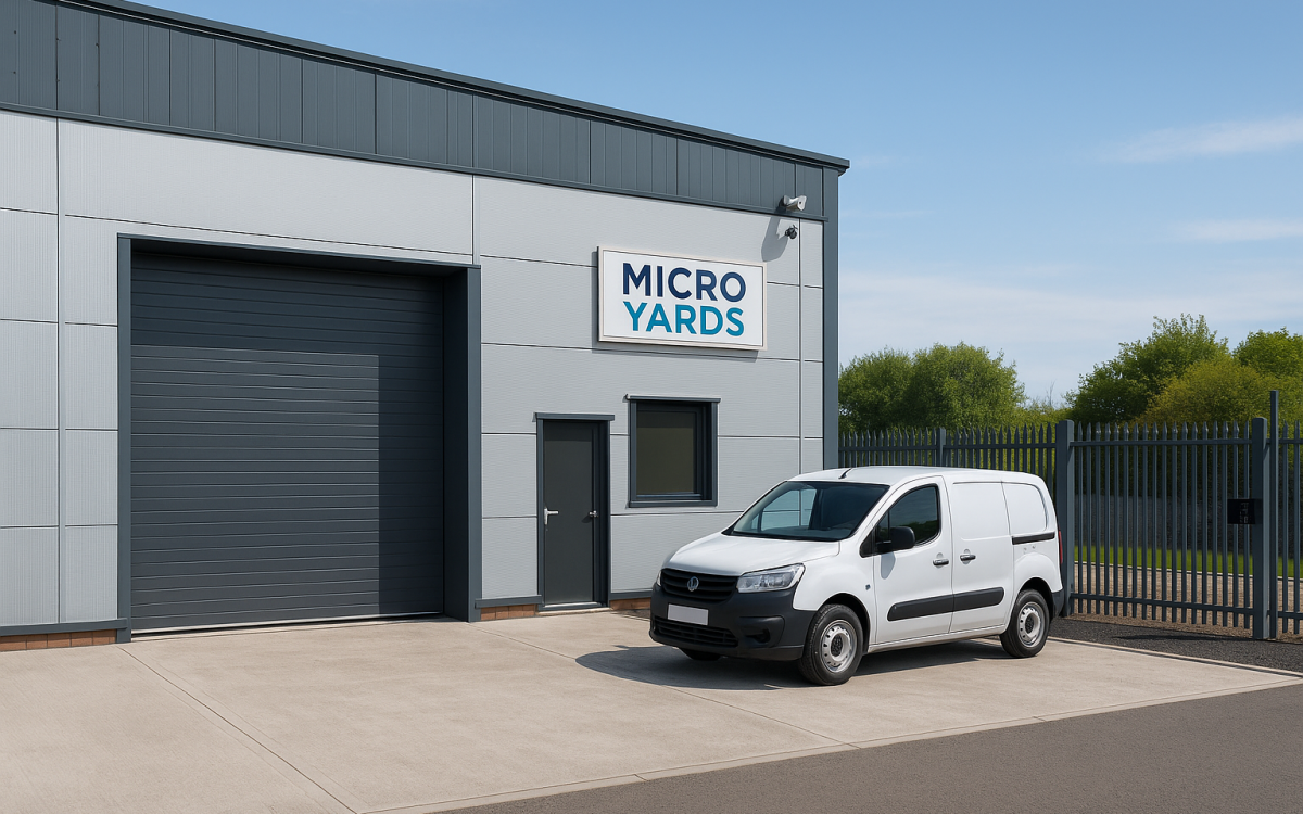 Secure industrial unit with private yard for rent in West Lothian at Mill Road Industrial Estate Linlithgow