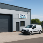 Secure industrial unit with private yard for rent in West Lothian at Mill Road Industrial Estate Linlithgow